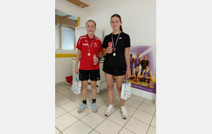 Louise Voilque et Anaïs Carapito vainqueur Louise